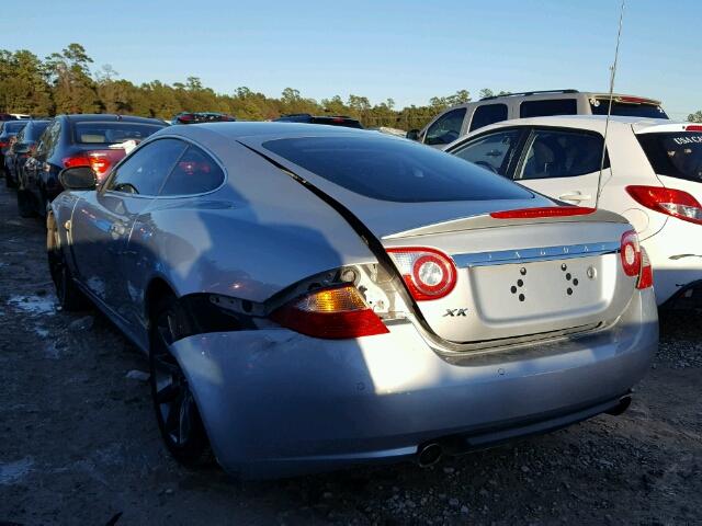 SAJDA43B275B01948 - 2007 JAGUAR XK SILVER photo 3