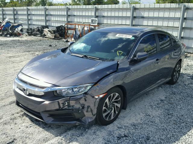 19XFC2F75GE065154 - 2016 HONDA CIVIC EX GRAY photo 2