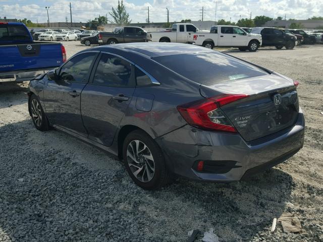 19XFC2F75GE065154 - 2016 HONDA CIVIC EX GRAY photo 3