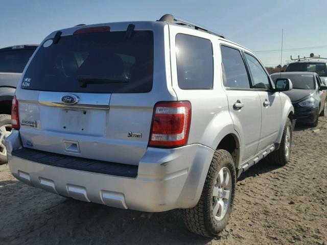 1FMCU9EG9AKC14045 - 2010 FORD ESCAPE LIM SILVER photo 4