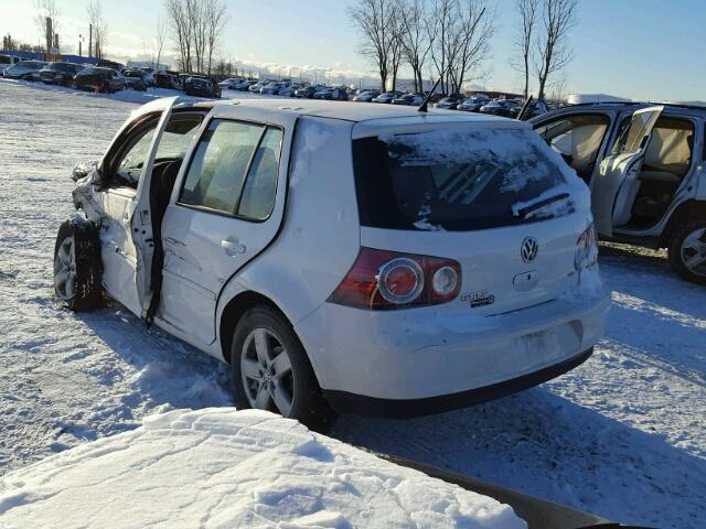 9BWEL41J084024496 - 2008 VOLKSWAGEN CITY GOLF WHITE photo 3