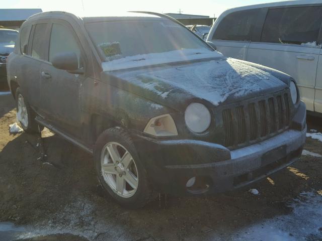 1J8FT47W37D200367 - 2007 JEEP COMPASS BLACK photo 1