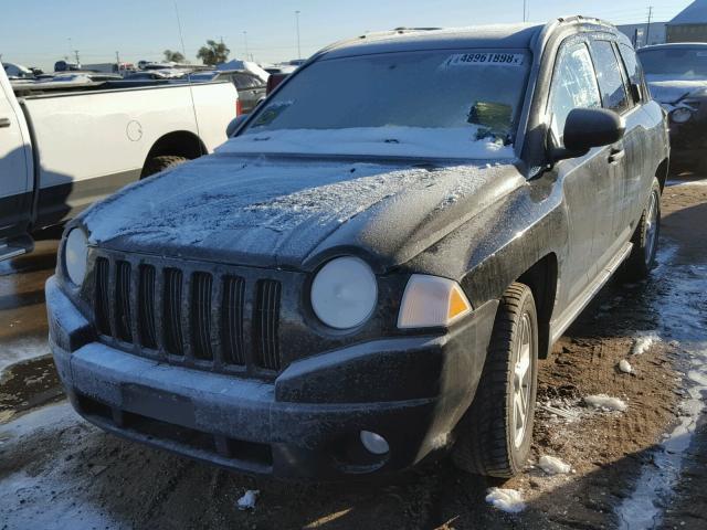 1J8FT47W37D200367 - 2007 JEEP COMPASS BLACK photo 2