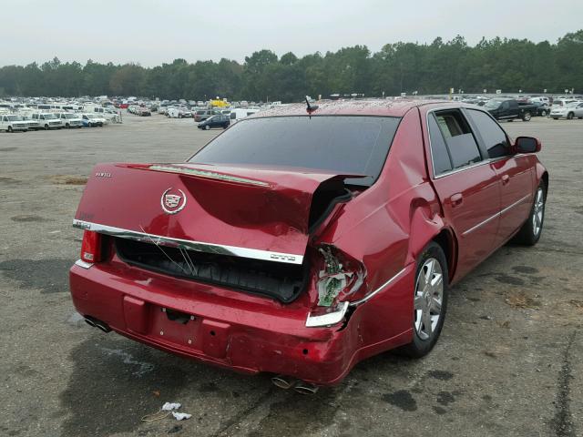 1G6KD57Y06U121993 - 2006 CADILLAC DTS RED photo 4