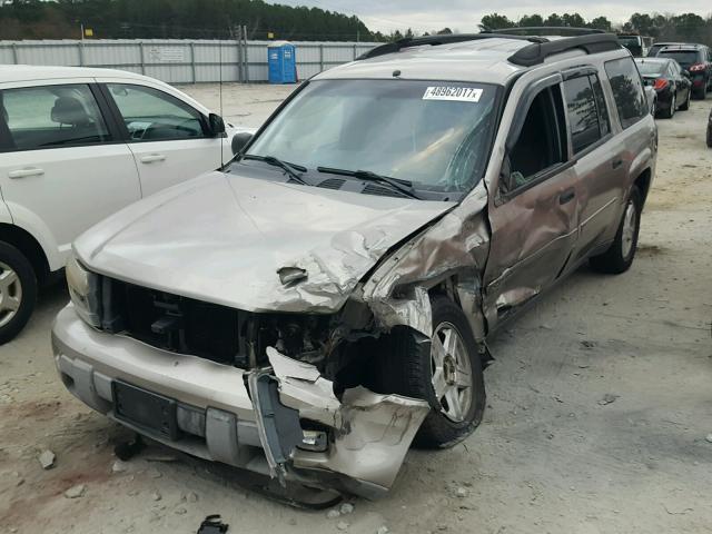 1GNES16S636174839 - 2003 CHEVROLET TRAILBLAZE GRAY photo 2