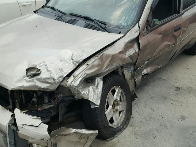 1GNES16S636174839 - 2003 CHEVROLET TRAILBLAZE GRAY photo 9