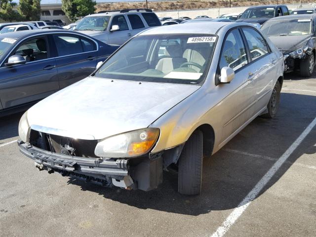 KNAFE222195657473 - 2009 KIA SPECTRA EX SILVER photo 2