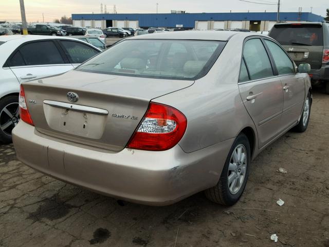 4T1BE30K53U653543 - 2003 TOYOTA CAMRY LE GOLD photo 4