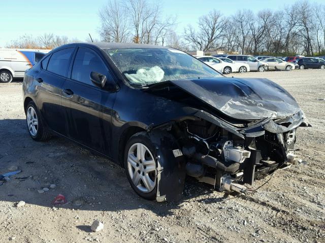 1C3CDFAAXDD137221 - 2013 DODGE DART SE BLACK photo 1