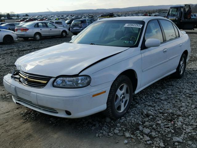 1G1NE52J63M636342 - 2003 CHEVROLET MALIBU LS WHITE photo 2