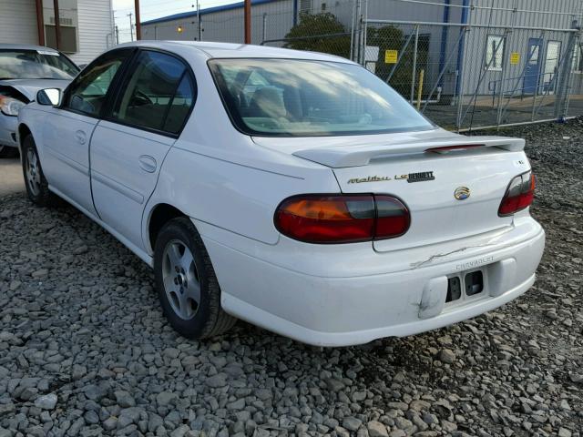 1G1NE52J63M636342 - 2003 CHEVROLET MALIBU LS WHITE photo 3