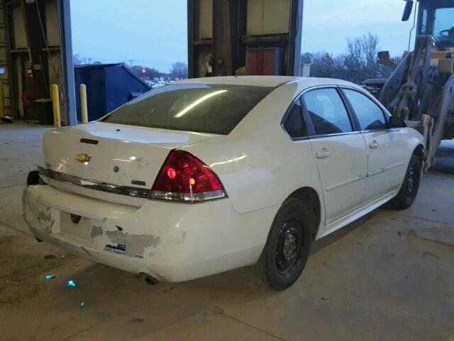 2G1WD5EM2A1263368 - 2010 CHEVROLET IMPALA POL WHITE photo 4