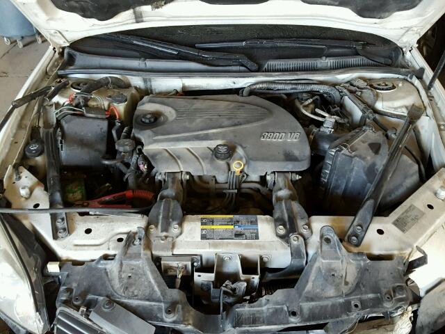 2G1WD5EM2A1263368 - 2010 CHEVROLET IMPALA POL WHITE photo 7