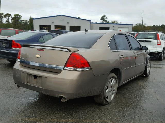 2G1WC581369301333 - 2006 CHEVROLET IMPALA LT GOLD photo 4