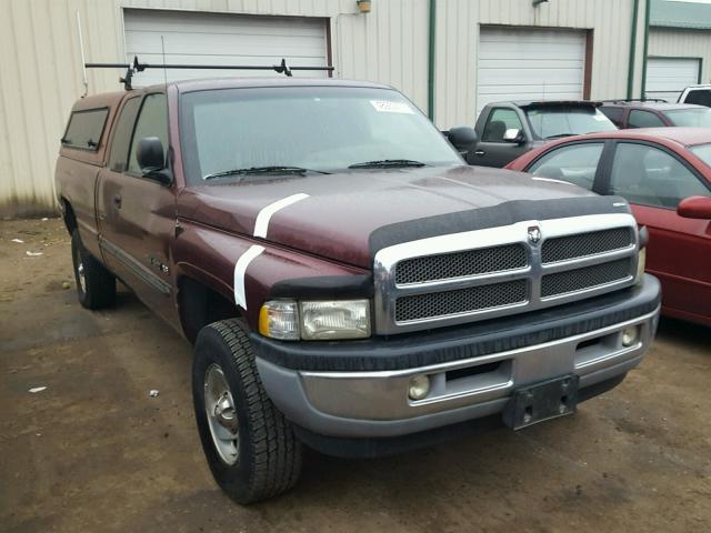 3B7HF13Z5YG126721 - 2000 DODGE RAM 1500 MAROON photo 1