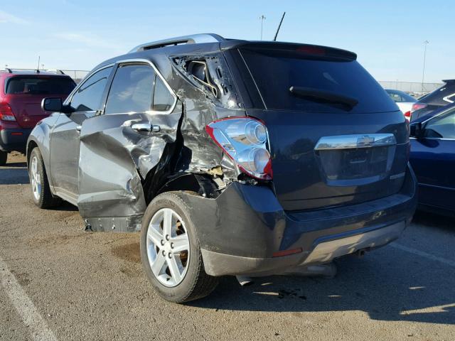 2GNALDEK1E6268901 - 2014 CHEVROLET EQUINOX LT GRAY photo 3