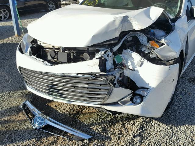 4T1BD1EB9DU003485 - 2013 TOYOTA AVALON HYB WHITE photo 9