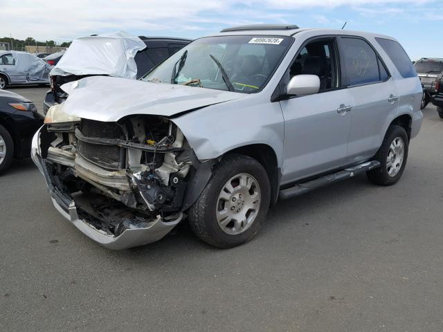 2HNYD18252H540035 - 2002 ACURA MDX SILVER photo 2