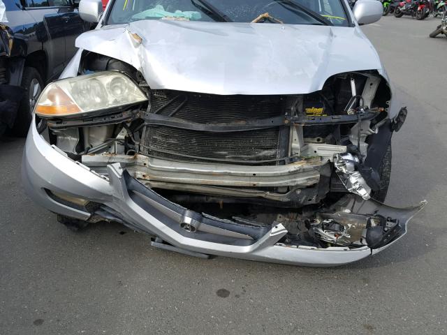 2HNYD18252H540035 - 2002 ACURA MDX SILVER photo 7