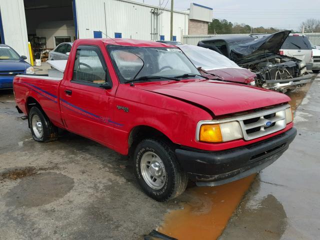 1FTCR10AXSUC14717 - 1995 FORD RANGER RED photo 1