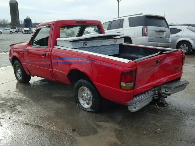 1FTCR10AXSUC14717 - 1995 FORD RANGER RED photo 3