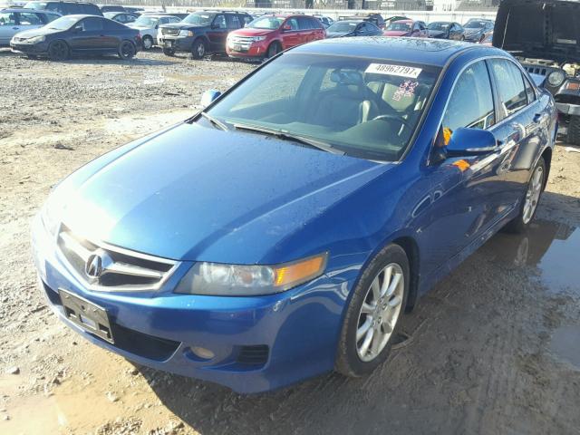 JH4CL96897C009521 - 2007 ACURA TSX BLUE photo 2