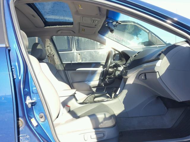 JH4CL96897C009521 - 2007 ACURA TSX BLUE photo 5