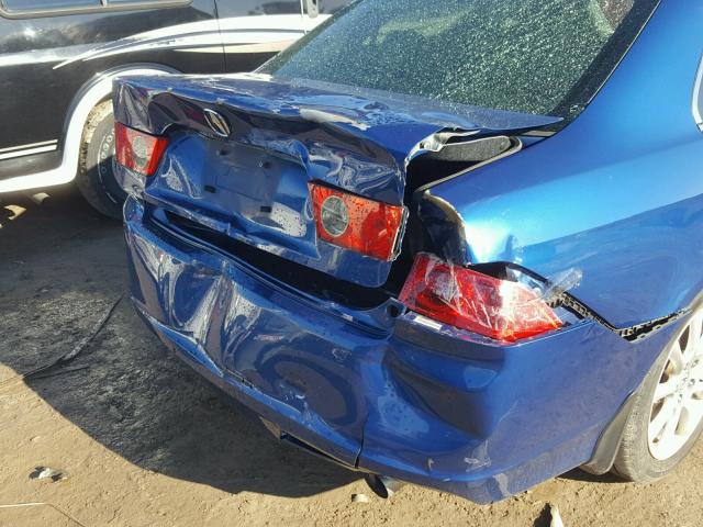 JH4CL96897C009521 - 2007 ACURA TSX BLUE photo 9