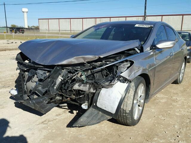 KMHFG4JG9DA217440 - 2013 HYUNDAI AZERA GRAY photo 2