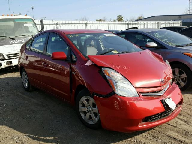 JTDKB20U697843030 - 2009 TOYOTA PRIUS RED photo 1