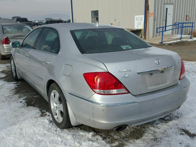 JH4KB16536C003430 - 2006 ACURA RL SILVER photo 3