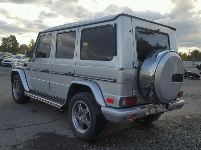 WDCYR71E47X168991 - 2007 MERCEDES-BENZ G 55 AMG SILVER photo 3