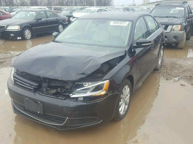 3VWDP7AJ5DM267731 - 2013 VOLKSWAGEN JETTA SE BLACK photo 2