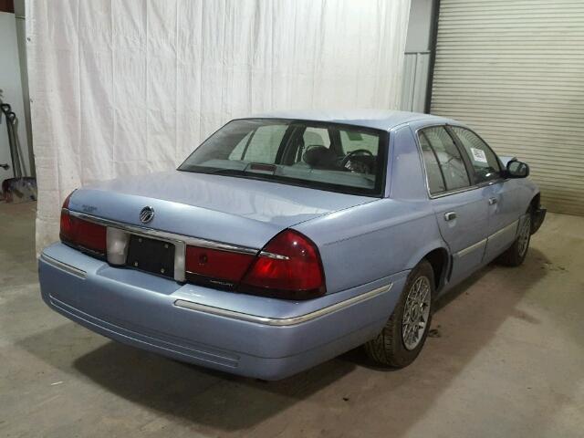 2MEFM75W4WX647224 - 1998 MERCURY GRAND MARQ BLUE photo 4