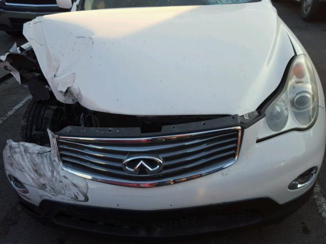 JNKAJ09F28M355229 - 2008 INFINITI EX35 BASE WHITE photo 7