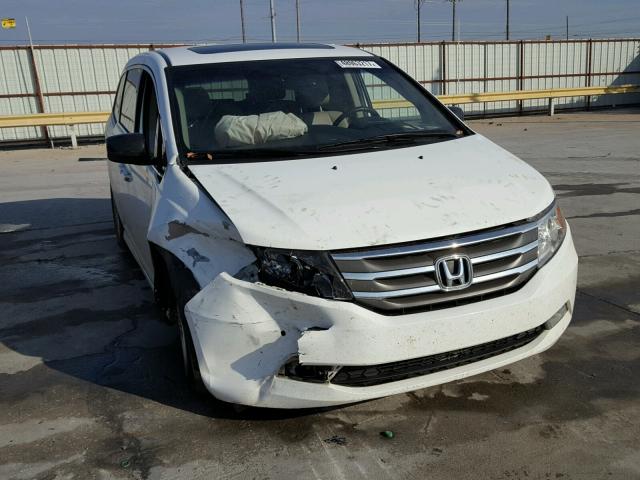 5FNRL5H97BB065818 - 2011 HONDA ODYSSEY TO WHITE photo 1