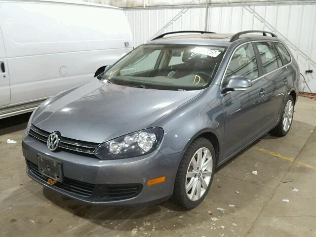 3VWPL7AJ1DM693554 - 2013 VOLKSWAGEN JETTA TDI GRAY photo 2