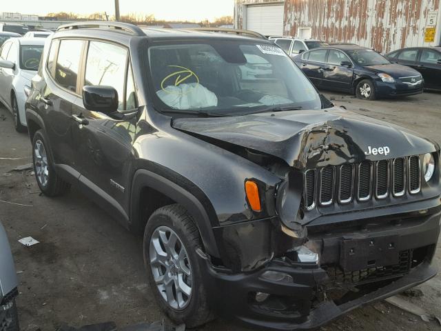 ZACCJABB7HPF81310 - 2017 JEEP RENEGADE L BLACK photo 1