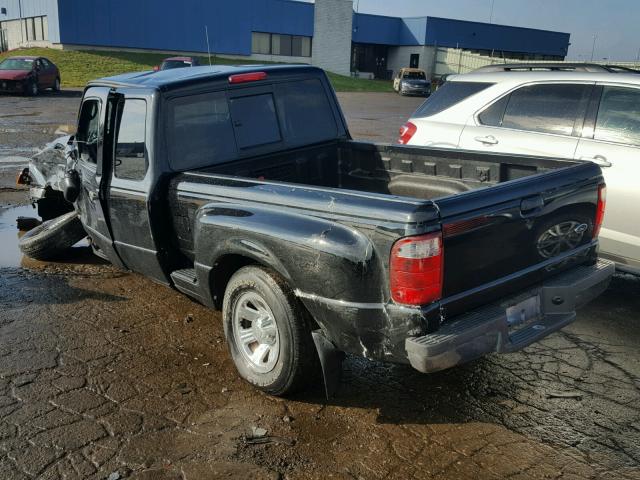 1FTYR44U44PB12746 - 2004 FORD RANGER SUP BLACK photo 3