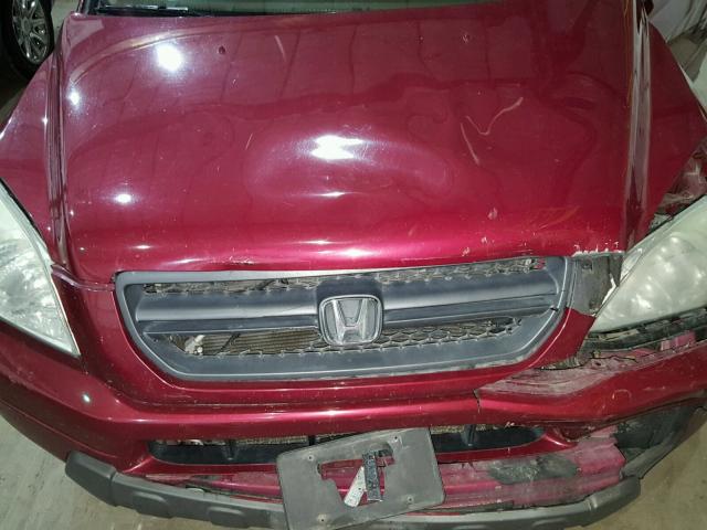 2HKYF18455H515052 - 2005 HONDA PILOT EX RED photo 7