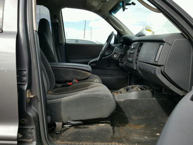 1B7HL2AX61S344102 - 2001 DODGE DAKOTA QUA BLACK photo 5