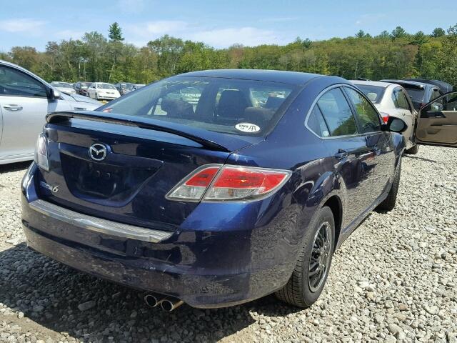 1YVHZ8BH3A5M23339 - 2010 MAZDA 6 I BLUE photo 4