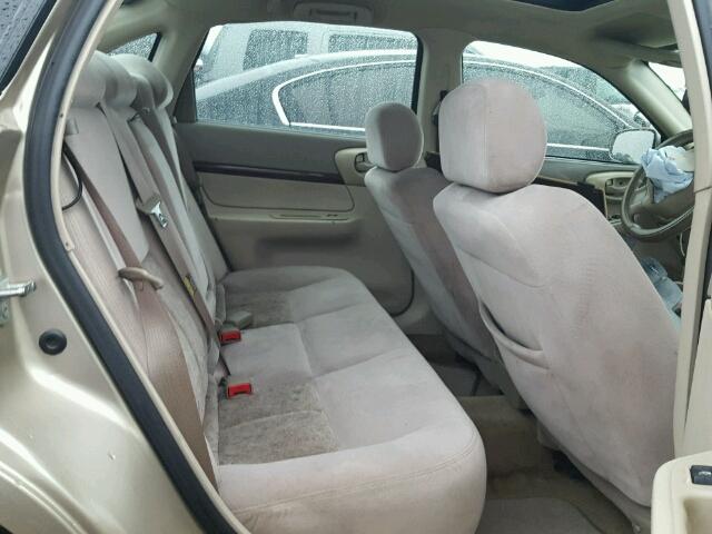 2G1WF52E059306927 - 2005 CHEVROLET IMPALA TAN photo 6