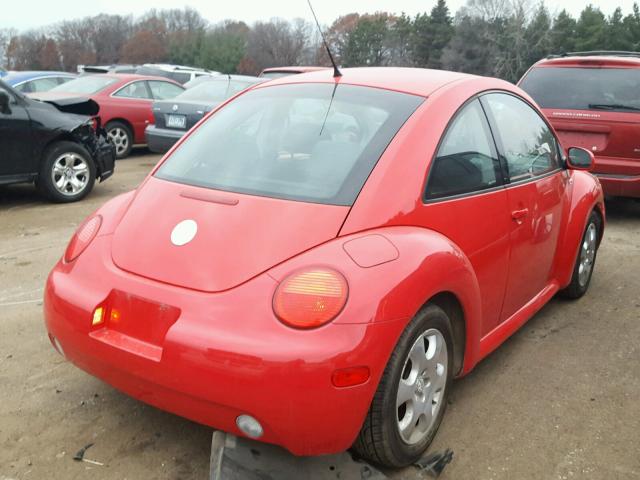 3VWCK21C13M407688 - 2003 VOLKSWAGEN NEW BEETLE წითელი ფოტო 4