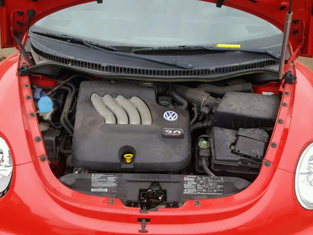 3VWCK21C13M407688 - 2003 VOLKSWAGEN NEW BEETLE წითელი ფოტო 7