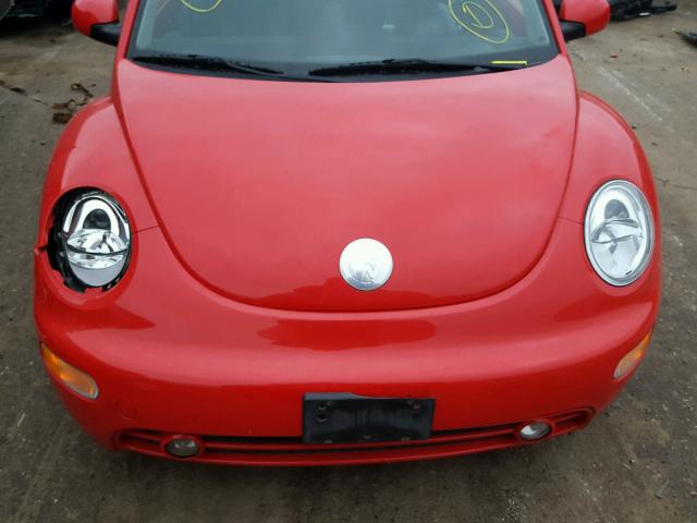 3VWCK21C13M407688 - 2003 VOLKSWAGEN NEW BEETLE წითელი ფოტო 9