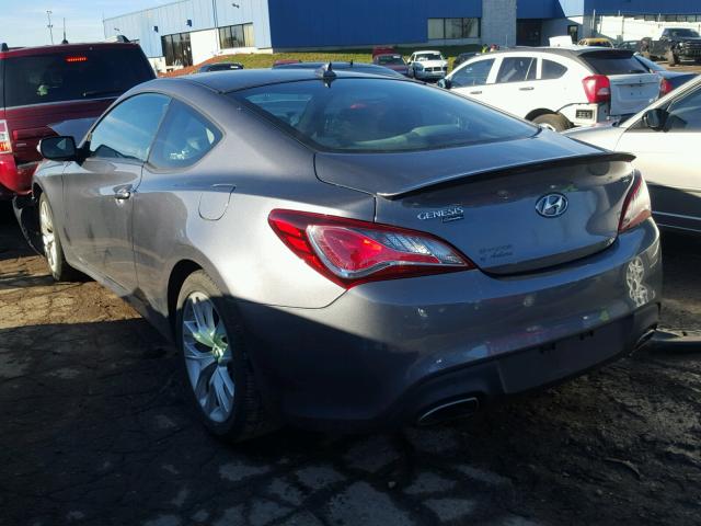 KMHHT6KJ6FU126167 - 2015 HYUNDAI GENESIS CO CHARCOAL photo 3