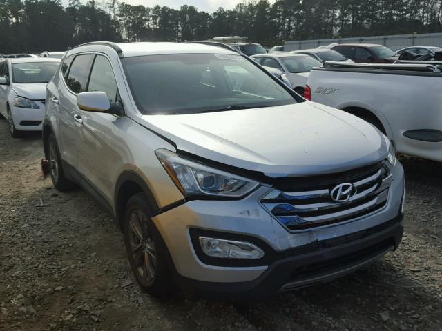 5XYZU3LB0FG265563 - 2015 HYUNDAI SANTA FE S SILVER photo 1