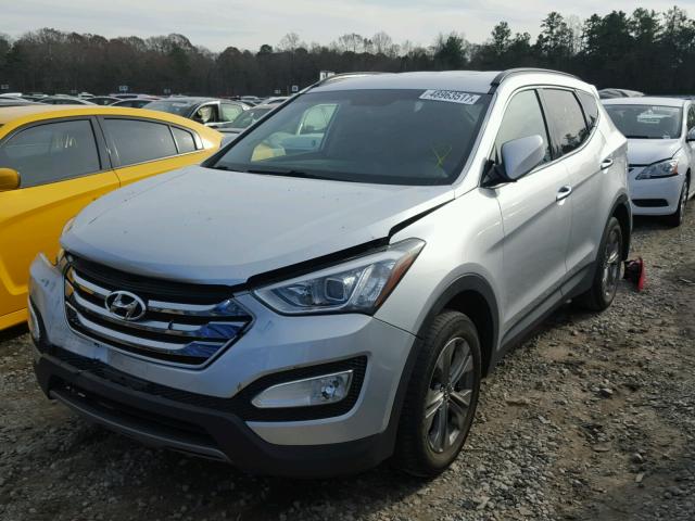 5XYZU3LB0FG265563 - 2015 HYUNDAI SANTA FE S SILVER photo 2