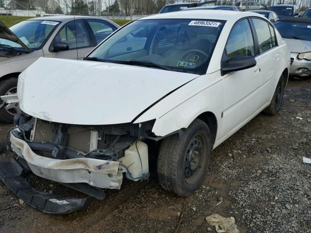 1G8AJ58F86Z191172 - 2006 SATURN ION LEVEL WHITE photo 2